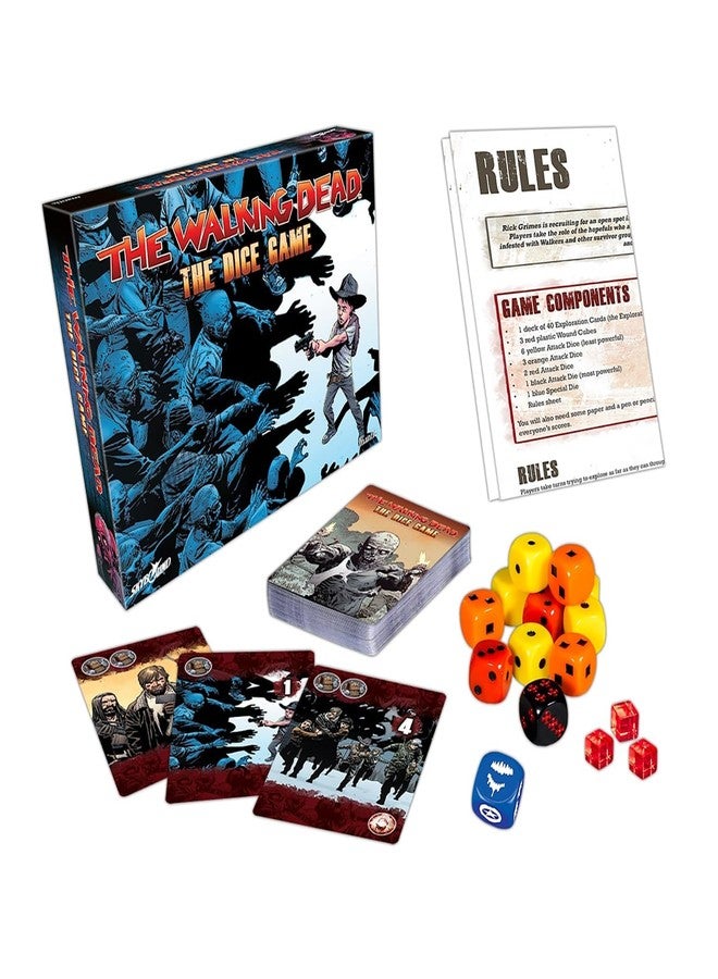 Mantic Games: The Walking Dead: The Dice Game - Fast Paced Push Your Luck Dice Rolling Game, Comic Book Card & Dice Battle Game, Ages 10+, 2+ Players - Image 3